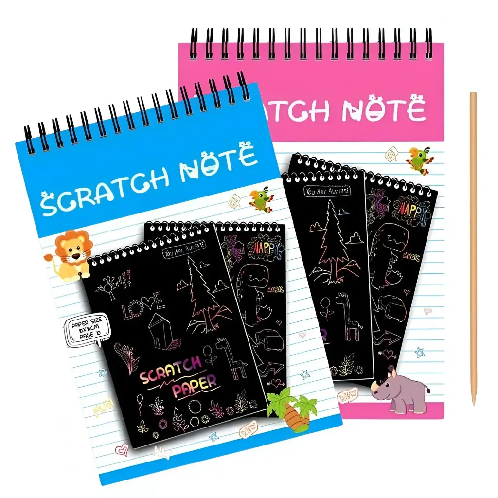 Rainbow Scratch Book ( 2 Pcs )