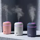 Humidifiers with Colorful Light for Room, Bedroom, Office, Car  (300 ml)