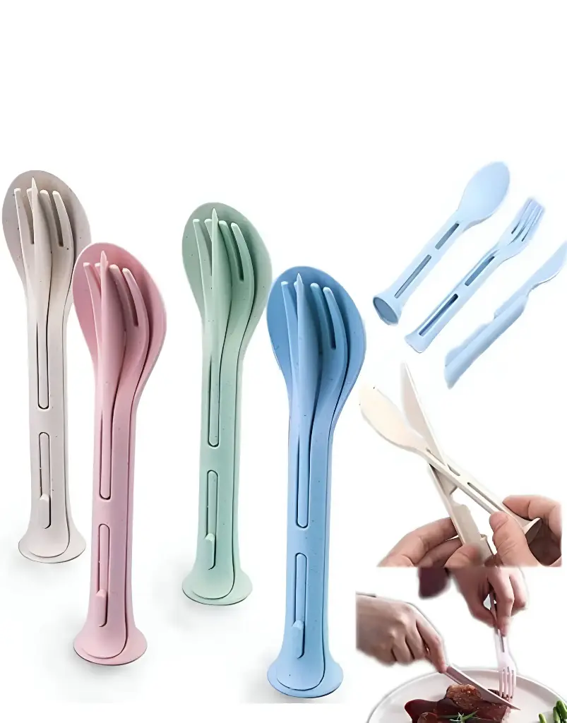 3 in 1 Reusable Spoon (Pack of 2)