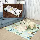 Baby Crawling Mat Large Soft Thick Baby Mat, Water-Proof Reversible Toxic Free (197x176 cm)
