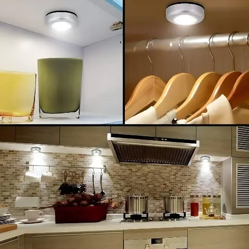 [S222] LED Battery - Powered Wireless Lamp (Pack of 2)