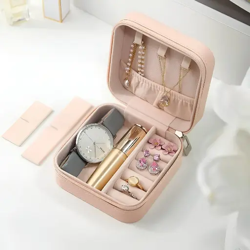 [S220] Pu Leather Mini Jewellery Box