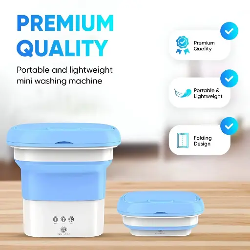 [S1002] Mini Washing Machine, Portable & Foldable