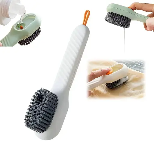 Multifunctional Scrubbing Brush with Liquid  Soap Dispenser