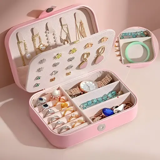 Pu Leather Big Jewellery Box